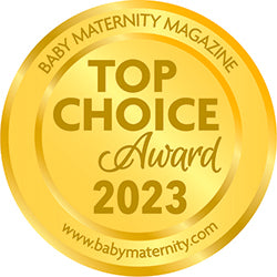 Baby K'tan receives the Top Choice Award from Baby Maternity Magazine for its exceptional baby-wearing solutions.