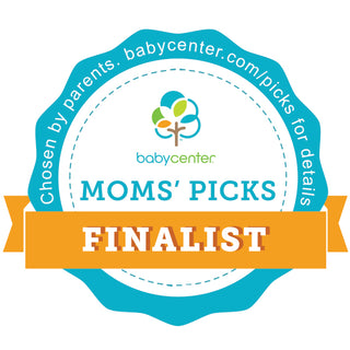 Baby K'tan baby carrier showcased as a finalist in the BabyCenter Moms Picks awards for top parenting products.