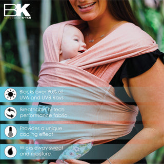 Baby K'tan Slings Baby K’tan Active Yoga Baby Carrier - Heather Coral
