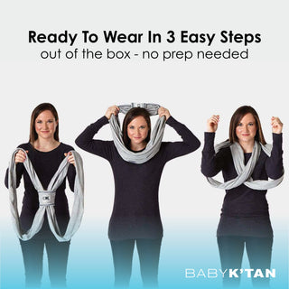 Baby K'tan Slings Baby K’tan Active Yoga Baby Carrier - Heather Coral
