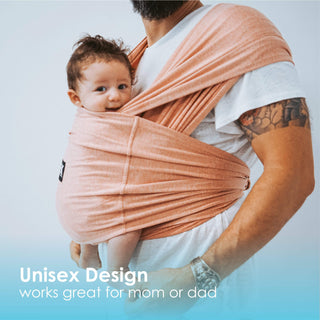 Baby K'tan Slings Baby K’tan Active Yoga Baby Carrier - Heather Coral