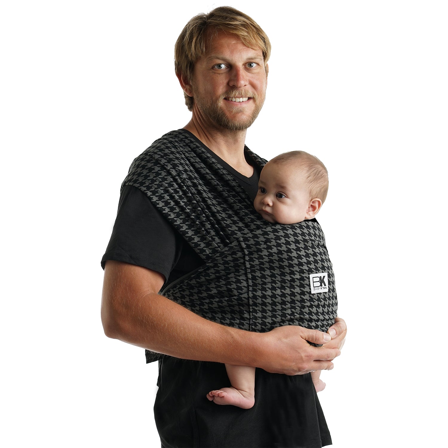 FINAL SALE - Baby K’tan Print Baby Carrier - Houndstooth