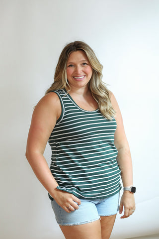 FINAL SALE - Invisible Zip Breastfeeding Tank Top