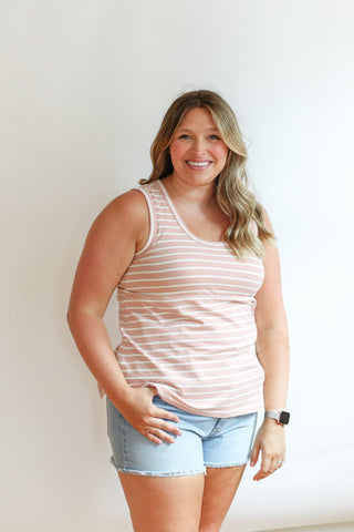 FINAL SALE - Invisible Zip Breastfeeding Tank Top