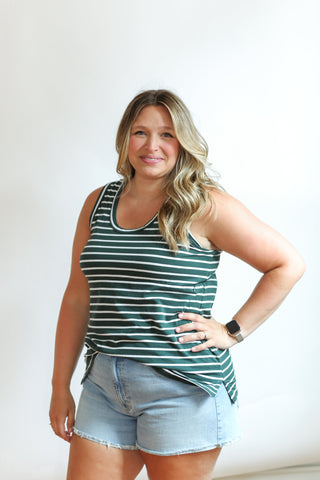 FINAL SALE - Invisible Zip Breastfeeding Tank Top