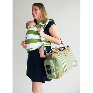 Baby K'tan Print Baby Carrier | Olive Stripe