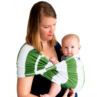 Baby K'tan Print Baby Carrier | Olive Stripe