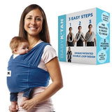 Baby K’tan Pre-Wrapped - Ready To Wear Baby Carrier - Original Denim