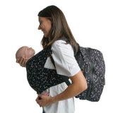Baby K'tan Diaper Bags Sweetheart Black Baby K’tan Sojourn Backpack Diaper Bag  - Sweetheart Black