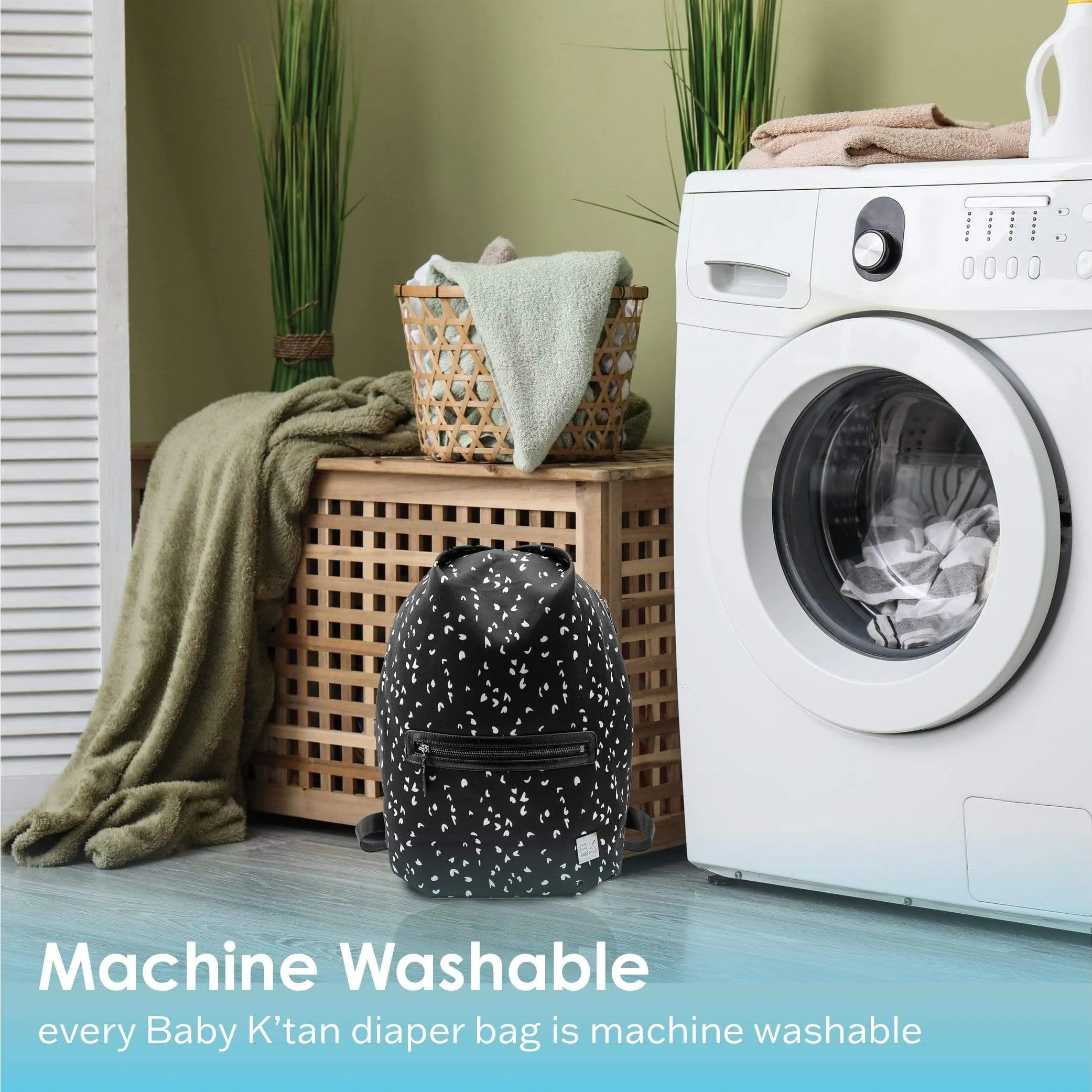 Machine washable discount diaper backpack