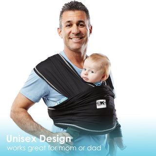 Baby K'tan Slings Baby K’tan Active Baby Carrier - Black