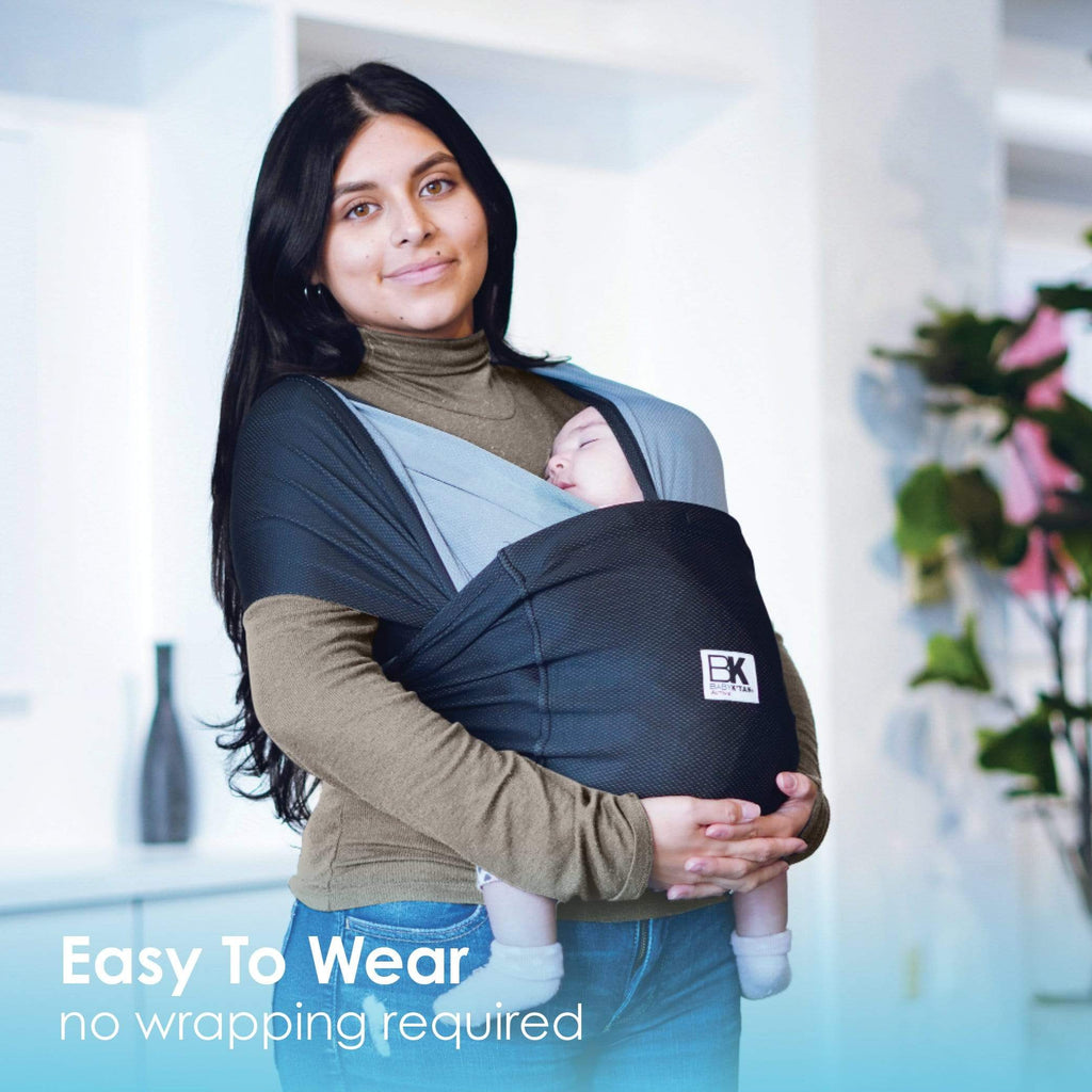 Baby K’tan Active Oasis Baby Carrier - Black/Grey | Baby K'tan