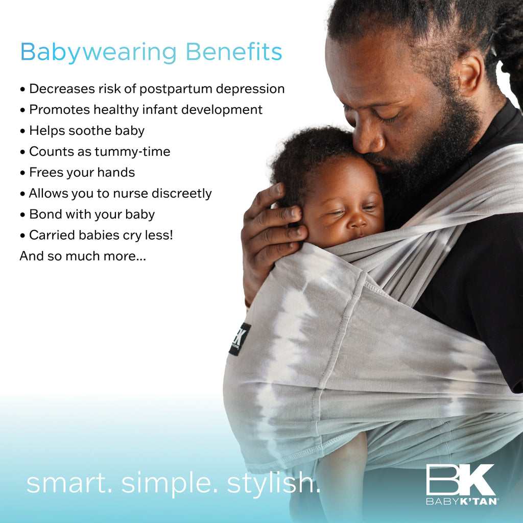 Baby K’tan PreWrapped Ready To Wear Baby Carrier BreezeBlack Baby K'tan