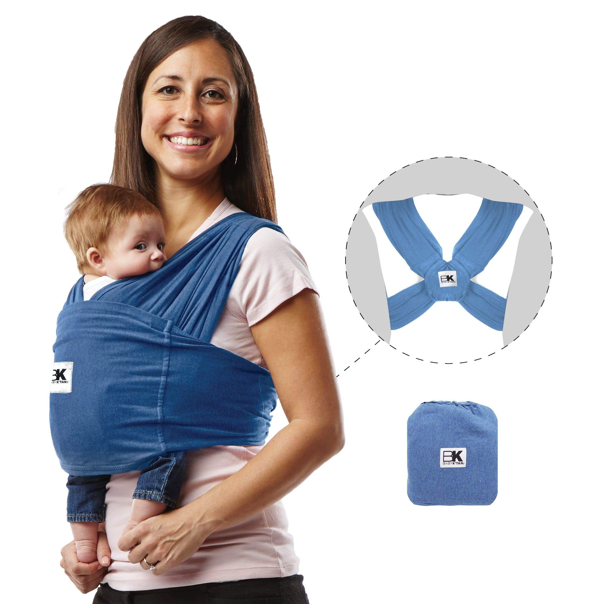 Baby K'tan Pre-Wrapped Ready To Wear Baby Carrier: Active Heather