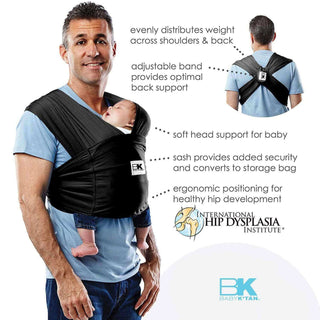 Baby K'tan Slings Baby K’tan Original Baby Carrier - Eggplant