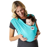 Baby K'tan Slings Baby K’tan Pre-Wrapped Ready To Wear- Baby Carrier Breeze-Teal