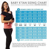 Baby K'tan Slings Baby K’tan Print Baby Carrier - Charcoal Stripe