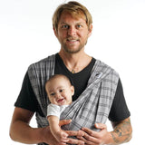 Baby K'tan Slings Baby K’tan Print Baby Carrier - Mad for Plaid Grey