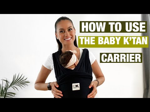 Baby K'tan Pre-Wrapped Ready To Wear Baby Carrier - Original Black